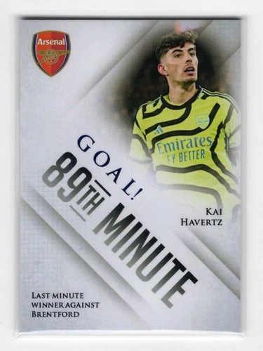 Kai Havertz 2024 Futera Arsenal Headliners Blue /41