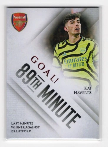 Kai Havertz 2024 Futera Arsenal Headliners Red /10