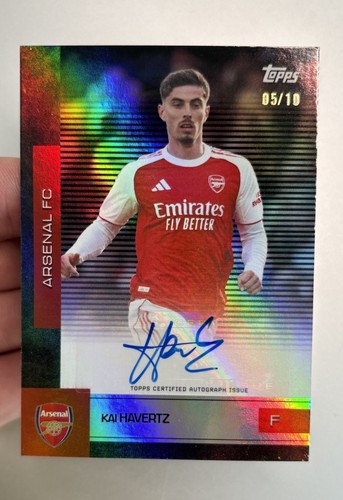 Kai Havertz 2025 Topps Arsenal Team Set /10