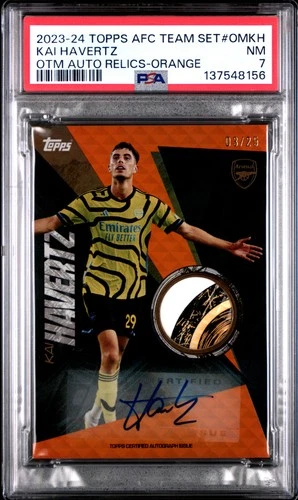 Kai Havertz 2023 Topps Arsenal Team Set /25