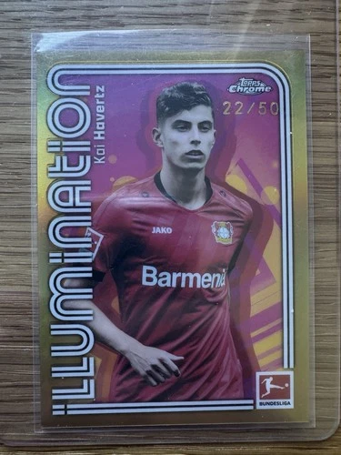 Kai Havertz 2025 Topps Bundesliga Chrome Gold /50