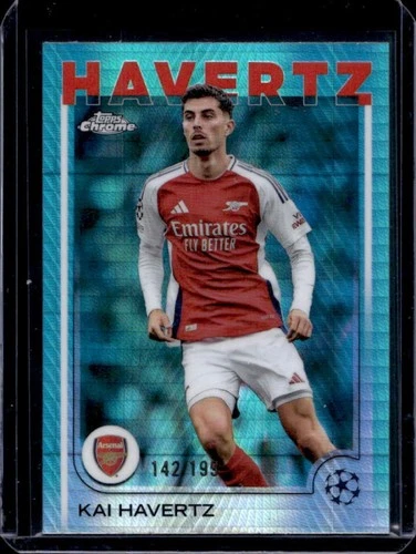 Kai Havertz 2024 Topps Chrome Aqua Prism Refractor /199