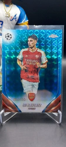 Kai Havertz 2023 Topps Chrome Blue Geometric Refractor /150
