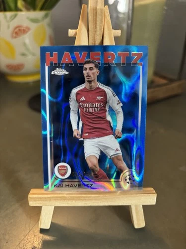 Kai Havertz 2024 Topps Chrome Blue Refractor /150
