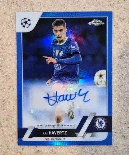 Kai Havertz 2022 Topps Chrome Blue Refractor /150