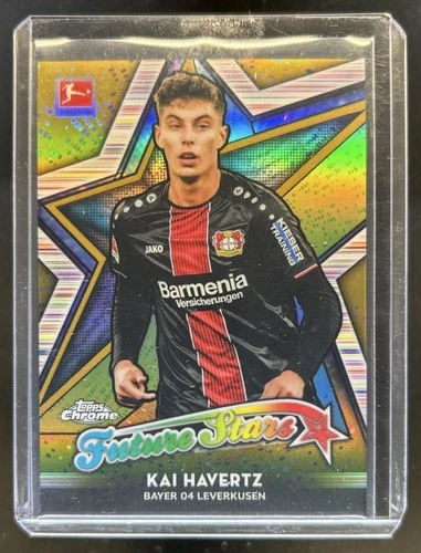 Kai Havertz 2019 Topps Chrome Bundesliga Gold Refractor /50
