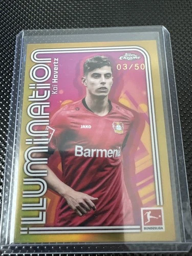 Kai Havertz 2025 Topps Chrome Bundesliga Illuminazione /50