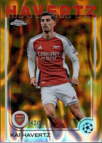 Kai Havertz 2024 Topps Chrome Gold /50