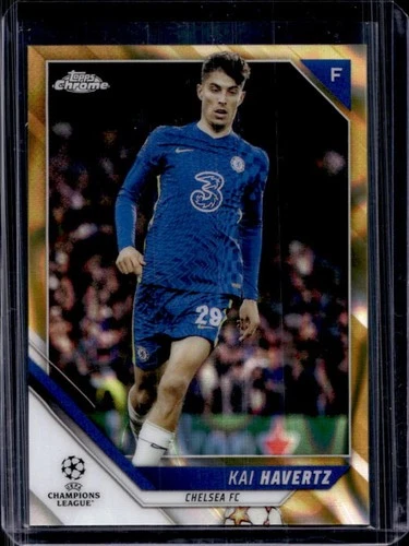 Kai Havertz 2021 Topps Chrome Gold Lava Refractor