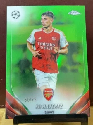 Kai Havertz 2023 Topps Chrome Green Refractor /75