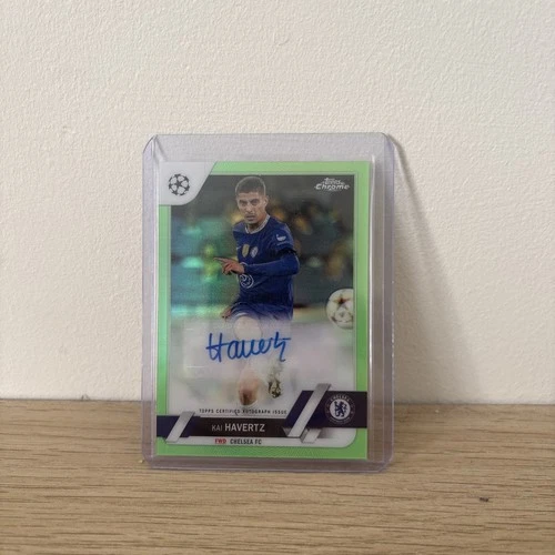 Kai Havertz 2022 Topps Chrome Green Refractor /99