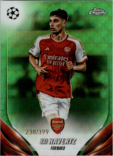 Kai Havertz 2023 Topps Chrome Neon Green Wave /399