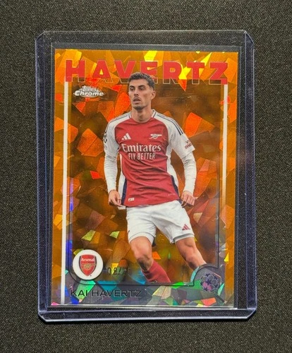 Kai Havertz 2024 Topps Chrome Orange Sapphire /25