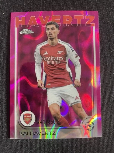 Kai Havertz 2024 Topps Chrome Pink Lava /250