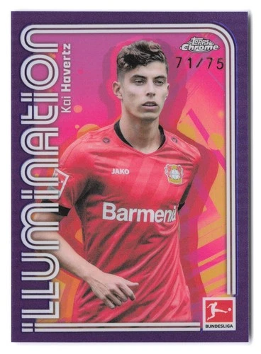 Kai Havertz 2025 Topps Chrome Purple Refractor /75