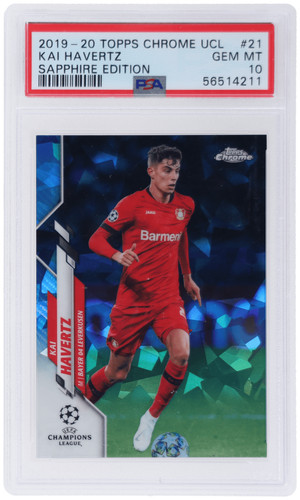 Kai Havertz 2019 Topps Chrome Sapphire
