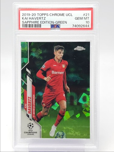 Kai Havertz 2019 Topps Chrome Sapphire Green /75