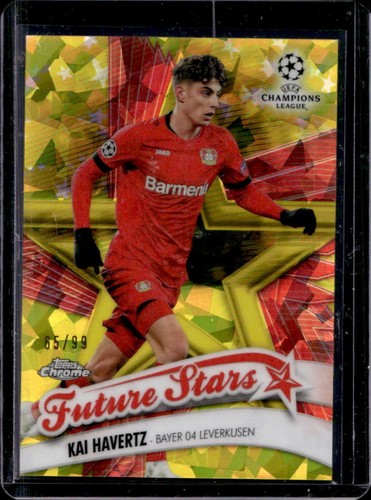 Kai Havertz 2019 Topps Chrome Sapphire Yellow /99