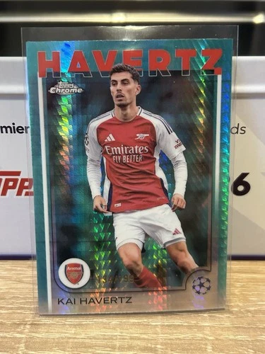 Kai Havertz 2024 Topps Chrome UCC Aqua Lava Refractor /199