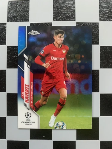 Kai Havertz 2019 Topps Chrome UCL Blue Bubbles