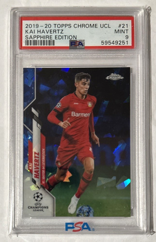 Kai Havertz 2019 Topps Chrome UCL Sapphire Edition