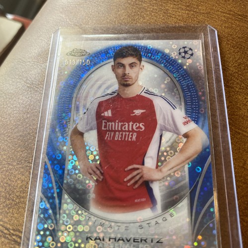Kai Havertz 2025 Topps Chrome UEFA Champions Blue /150