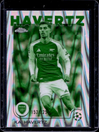 Kai Havertz 2024 Topps Chrome UEFA Night Vision RayWave /225