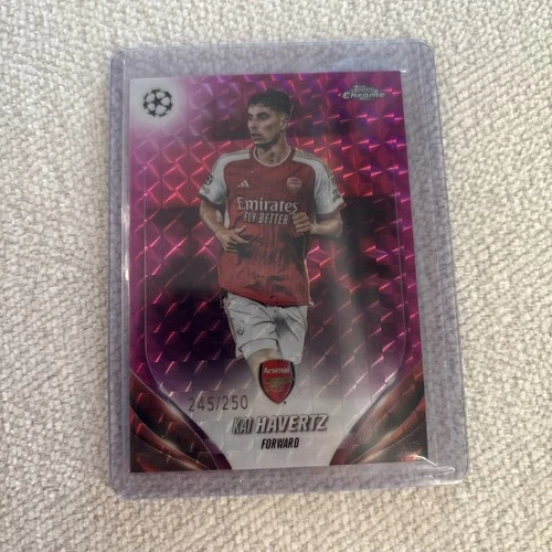 Kai Havertz 2023 Topps Chrome UEFA Pink Geometric Refractor /250