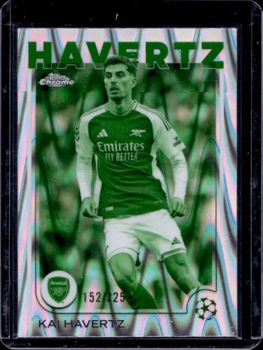 Kai Havertz 2024 Topps Chrome UEFA RayWave Refractor /225