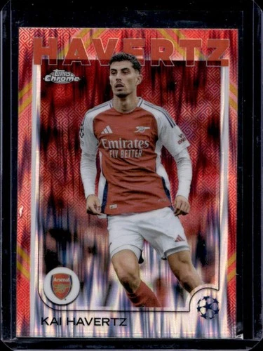 Kai Havertz 2024 Topps Chrome UEFA Refractor #125