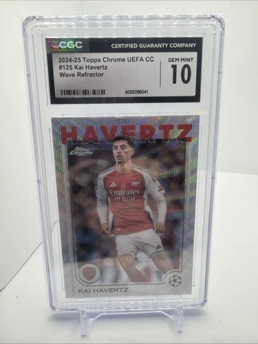 Kai Havertz 2024 Topps Chrome Wave Refractor