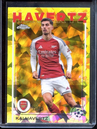 Kai Havertz 2024 Topps Chrome Yellow /75