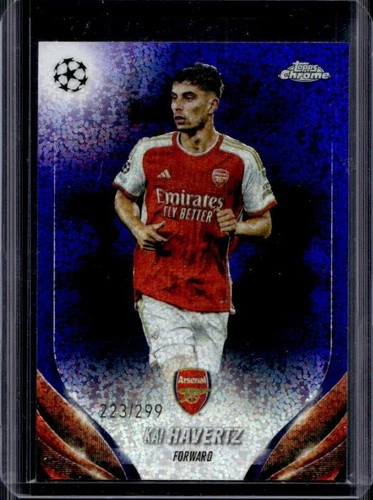 Kai Havertz 2024 Topps Cromo UEFA Violeta Moteado Refractor /299