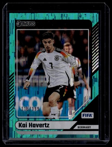 Kai Havertz 2024 Panini Donruss Calcio Teal Laser /199