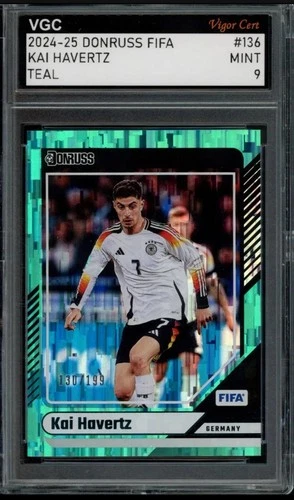 Kai Havertz 2024 Panini Donruss FIFA Verde Azulado /199