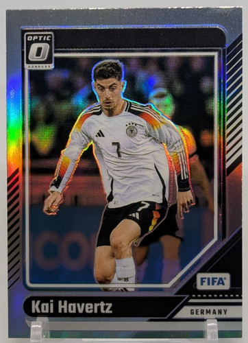 Kai Havertz 2024 Panini Donruss Fútbol Plata Óptica Holo Prizm