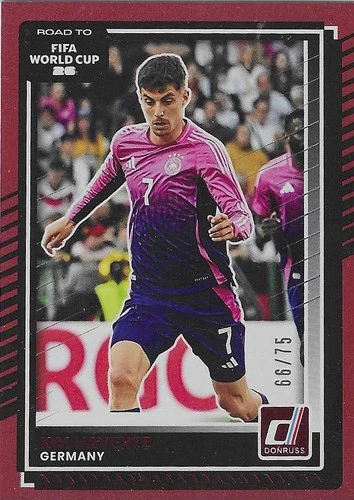 Kai Havertz 2025 Panini Donruss Lámina Roja /75