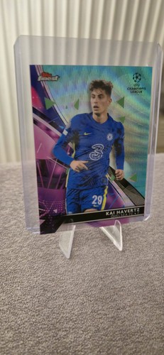 Kai Havertz 2021 Topps Finest Aqua Wave /75