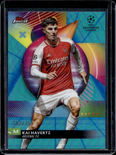 Kai Havertz 2023 Topps Finest Azul/Aqua Vapor Wave /250
