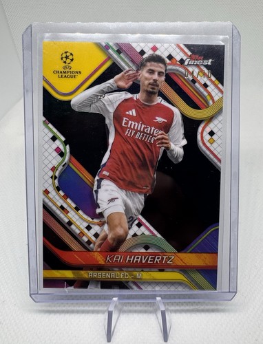 Kai Havertz 2024 Topps Finest Black Refractor /10