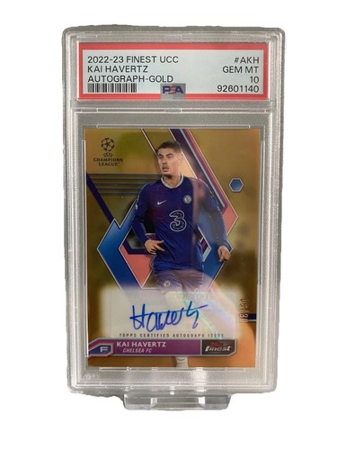 Kai Havertz 2022 Topps Finest Gold Refractor /50
