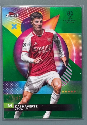 Kai Havertz 2023 Topps Finest Green /99