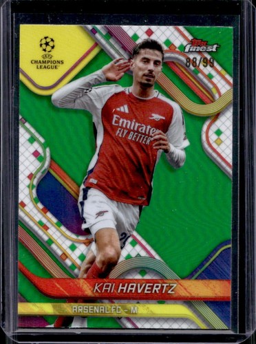 Kai Havertz 2024 Topps Finest Green Refractor /99