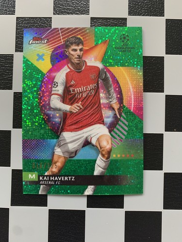 Kai Havertz 2024 Topps Finest Green Speckle /125