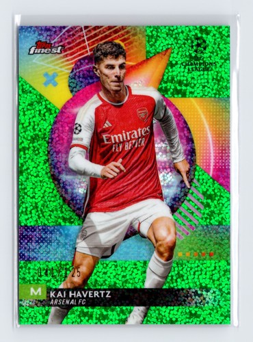 Kai Havertz 2024 Topps Finest Green Speckle /125