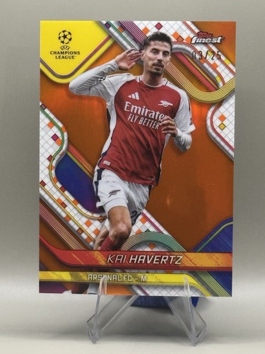 Kai Havertz 2024 Topps Finest Orange Refractor /25