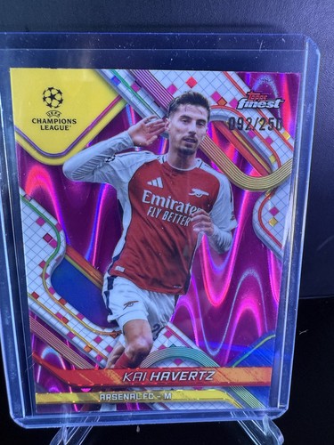Kai Havertz 2024 Topps Finest Pink RayWave /150