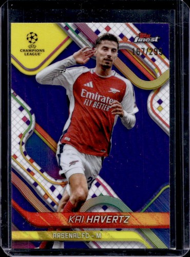 Kai Havertz 2024 Topps Finest Purple Refractor /299