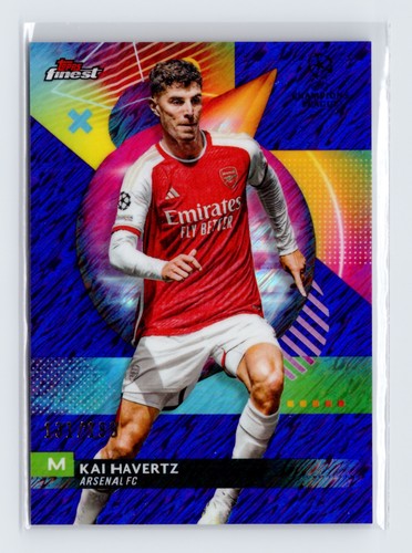 Kai Havertz 2024 Topps Finest Purple Shimmer /199