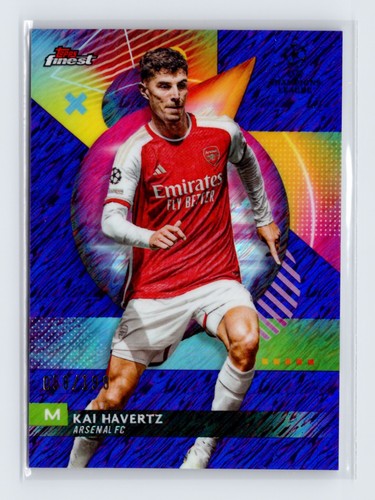Kai Havertz 2023 Topps Finest Purple Shimmer /199